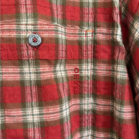 Men’s Orvis Flatcreek Organic Stretch Button Down Shirt Size Medium - Picture 7 of 15